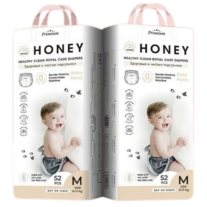 Bỉm - Tã quần Honey Premium size M 52 miếng (6-11kg)